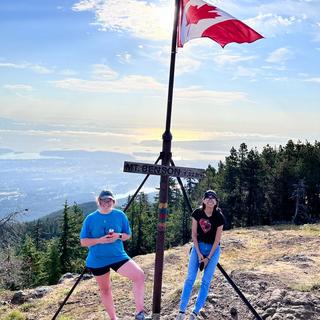 The view from the top of Mount Benson