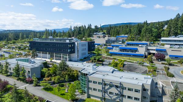 VIU Nanaimo campus aerial