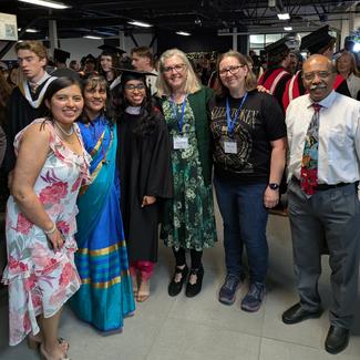 Rebecca-Duarte-and-her-professors-and-families